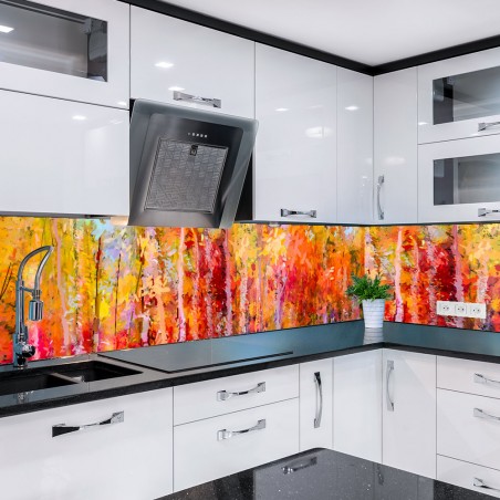 Arbre peinture abstraite