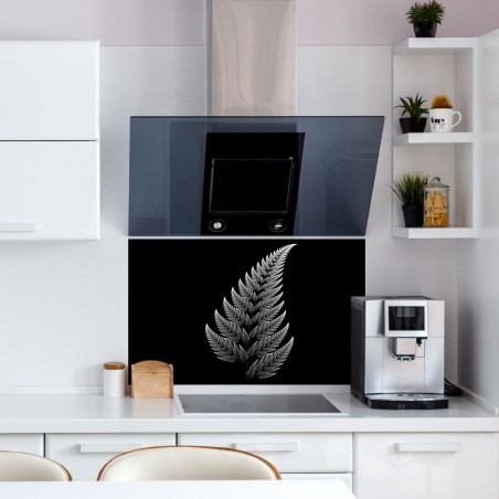 Fougère noir et blanc