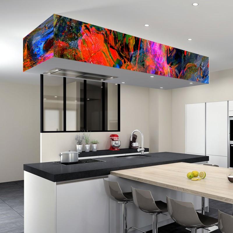 ARTHUB® Crédence De Cuisine En Verre 60x60 Cm, Seasonings Mix